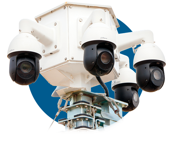 surveillance camera tower