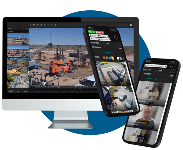 surveillance platform on mobile and desktop